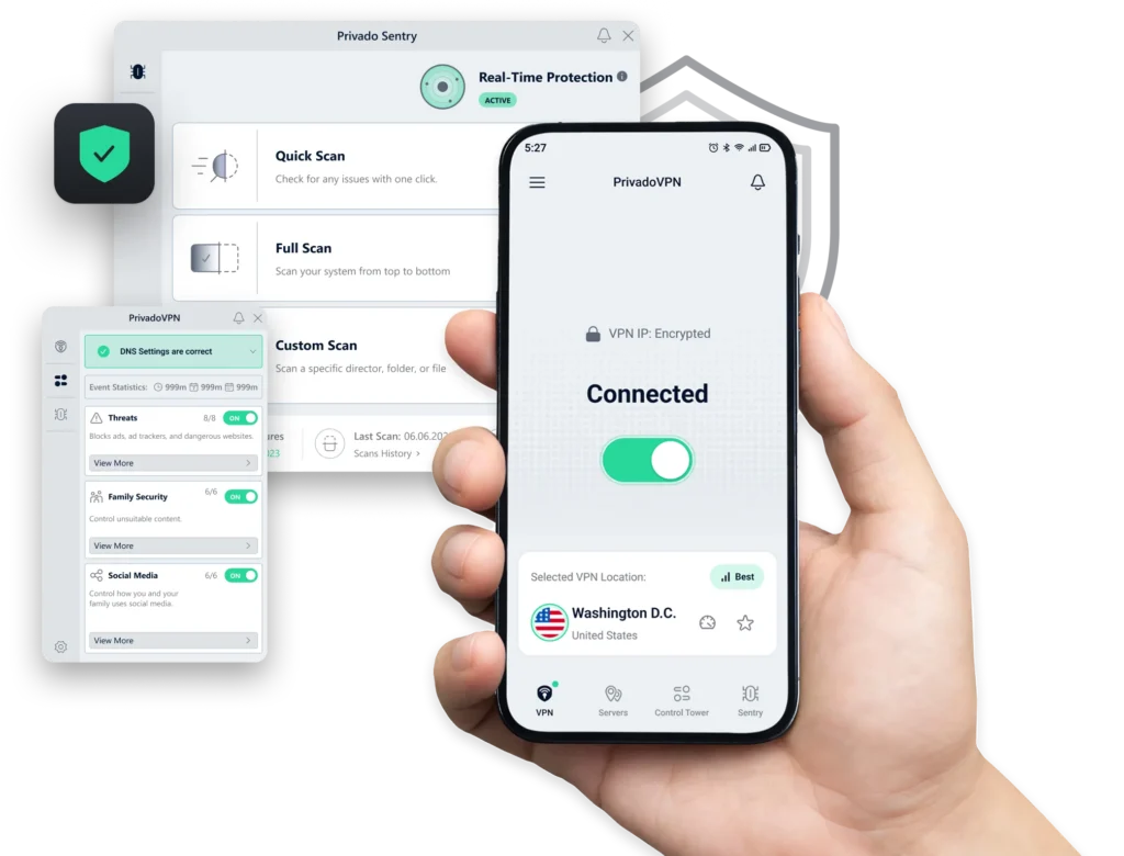 Best Free VPNs for PC - PrivadoVPN
