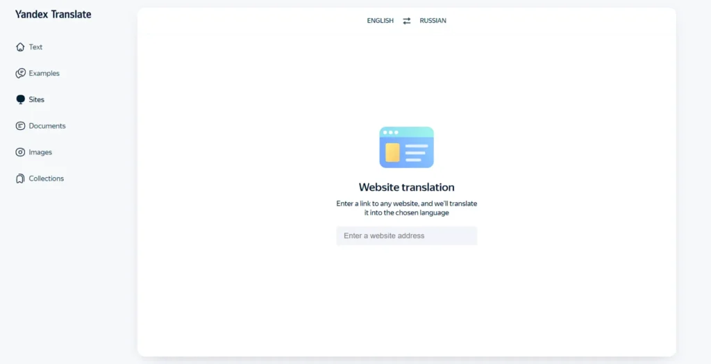 yandex translate