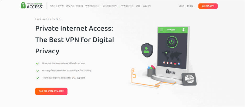 Best VPN for Torrenting - PIA
