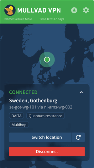Best VPN for Torrenting -Mullvad VPN