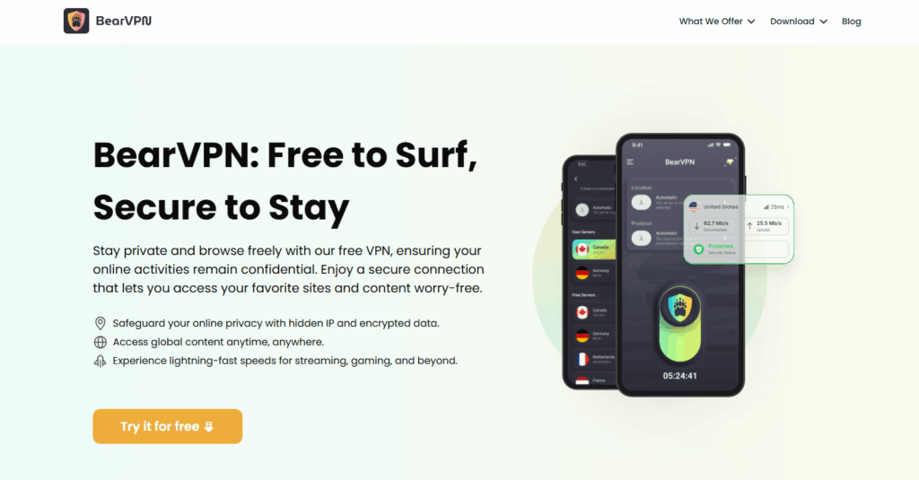 BearVPN Official Website