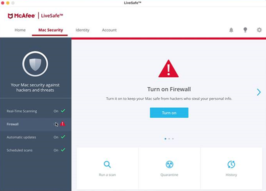 McAfee VPN on Mac