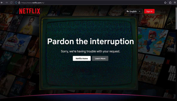 What Is Netflix Error Code E100