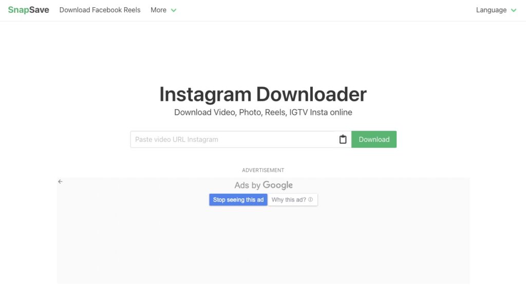 SnapSave Video Downloader