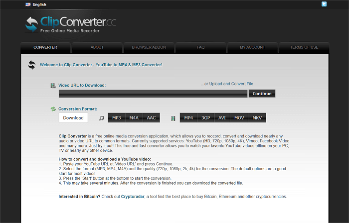 ClipConverter Video Downloader