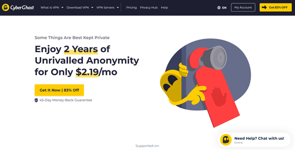 Best VPNs for Sports Betting - CyberGhost