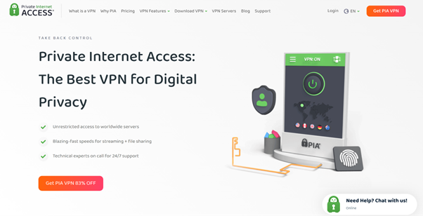 Best VPNs for Sports Betting - PIA