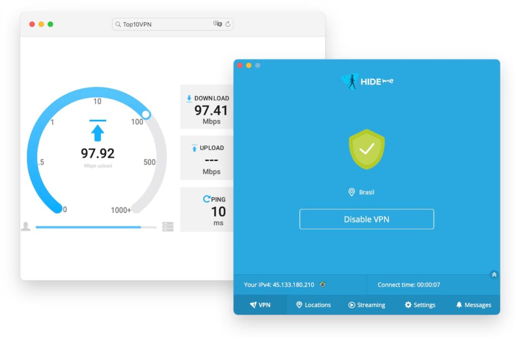 Hide.me VPN Speed