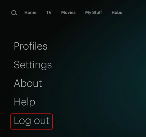 Log Out of Hulu