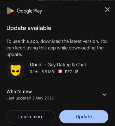 Update Grindr on Your Devices