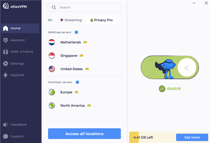 Best NordVPN Alternative - Atlas VPN