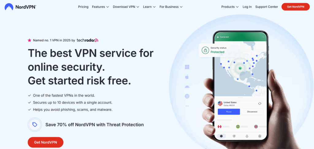 Proton VPN Alternative - NordVPN