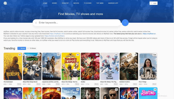 Soap2Day Alternatives - MyFlixer