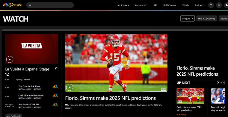 Best VIPBox Alternative - NBC Sports