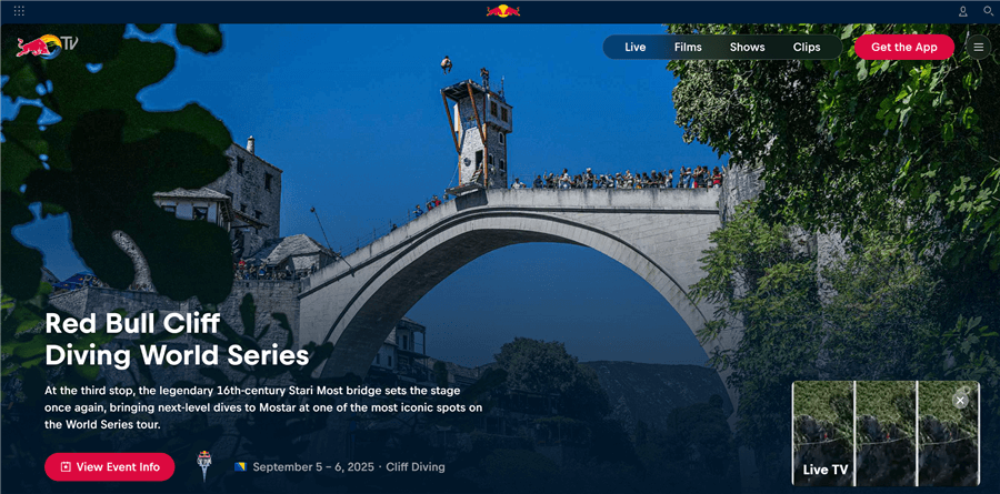 Best VIPBox Alternative - Red Bull TV