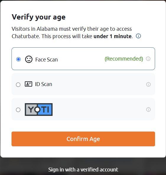 What laws applied to you when log in to Chaturbate