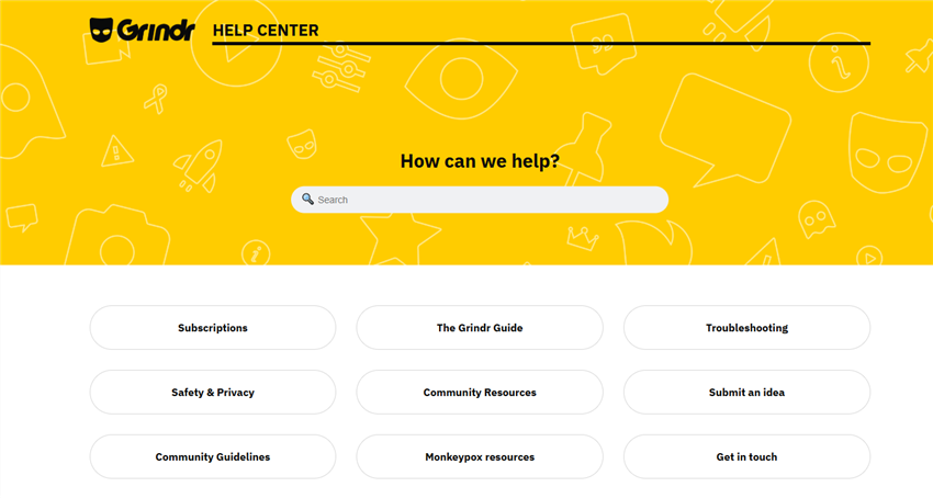 Contact Grindr Support