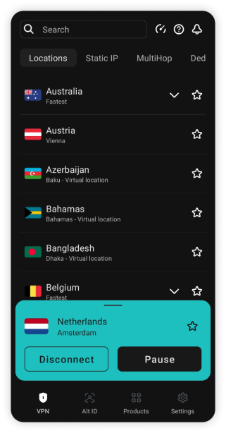 Surfshark for Android