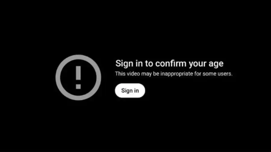Sign In to Confirm Your Age on YouTube