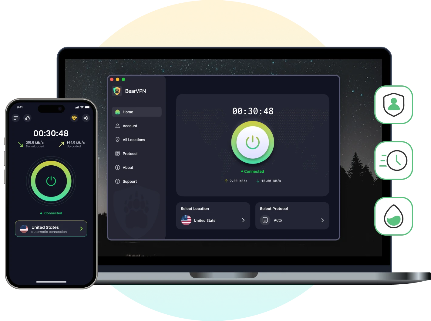 BearVPN Connected
