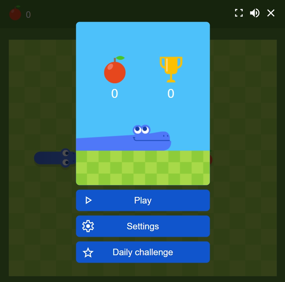 Google Snake Game