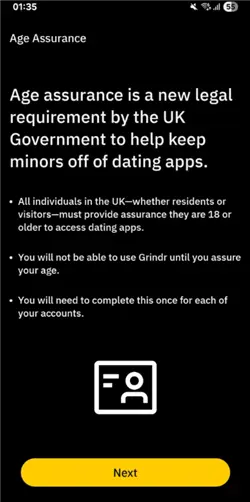 Grindr’s Verification
