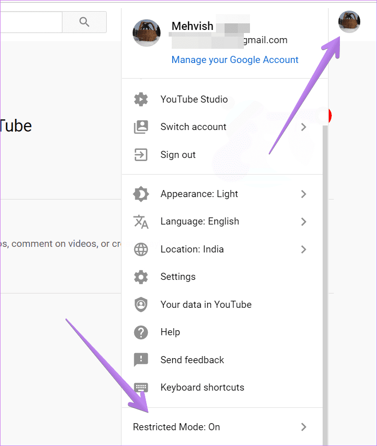 How to Turn Off YouTube Restriction Mode on Desktop