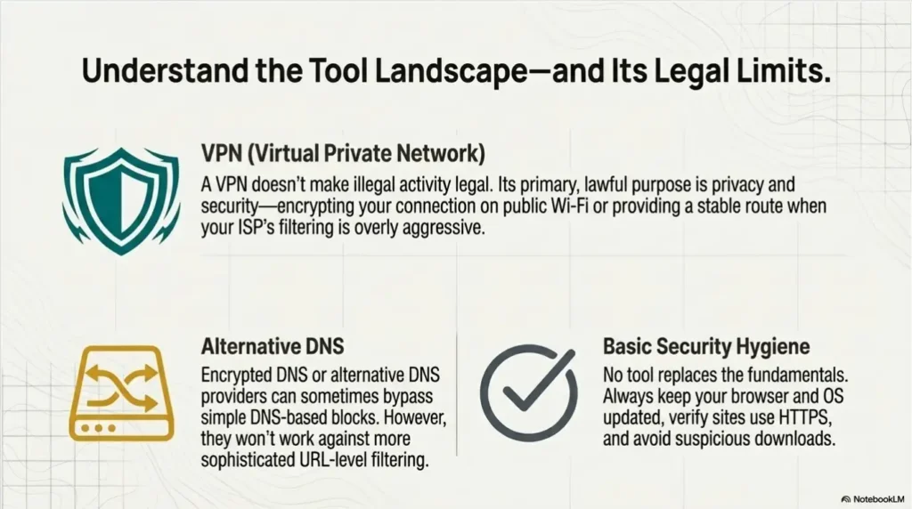 Tools to Access Blocked Websites Legally