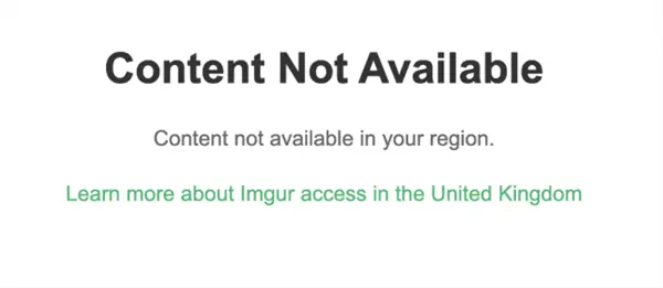 Imgur - Content Not Available