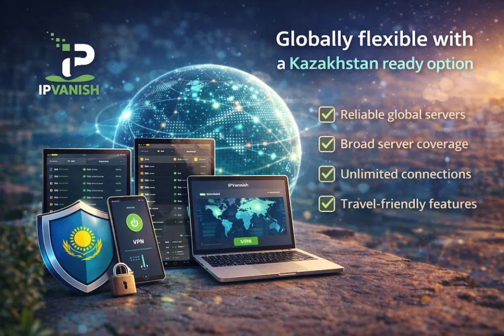 Best VPN for Kazakhstan - IPVanish