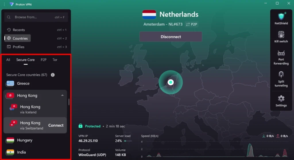 Best VPN for Oman - Proton VPN