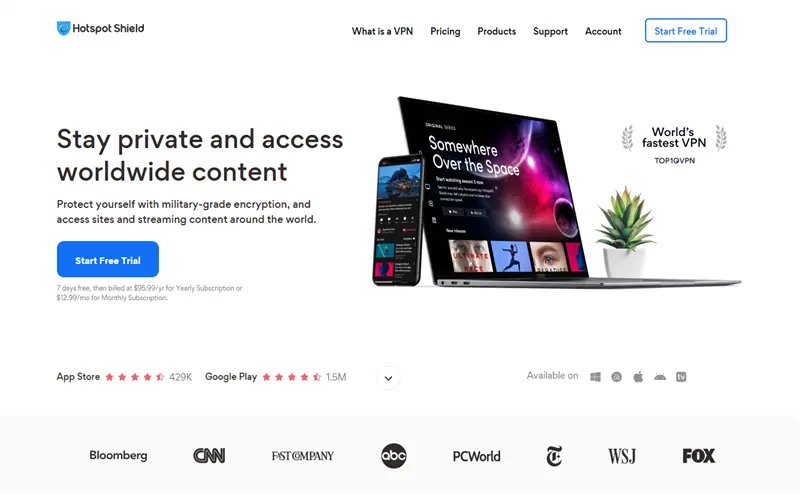 Best VPNs for Singapore - Hotspot Shield