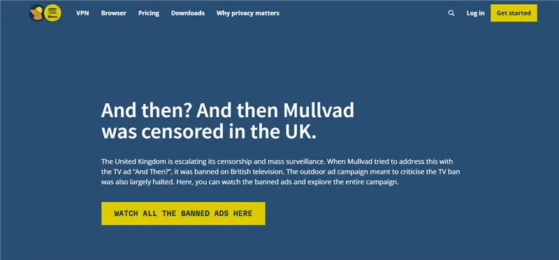 Best VPNs for Switzerland - Mullvad VPN