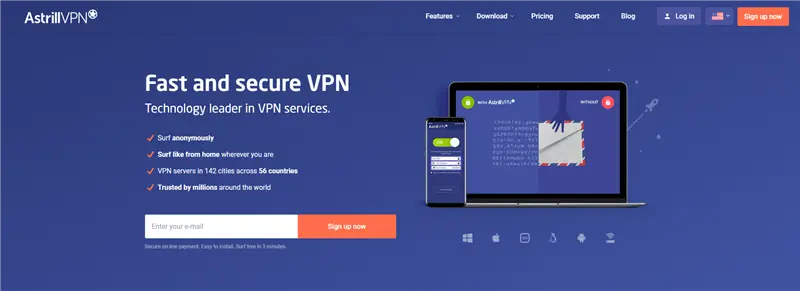 Best VPNs for Turkey - Astrill VPN