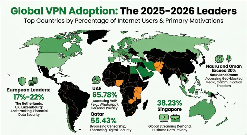The Global VPN Adoption