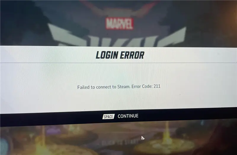 What is Steam Error Code 211