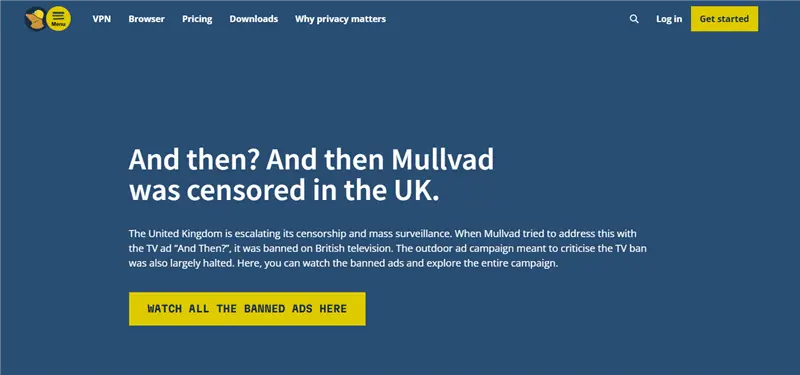 Best VPNs for GeForce Now - Mullvad VPN