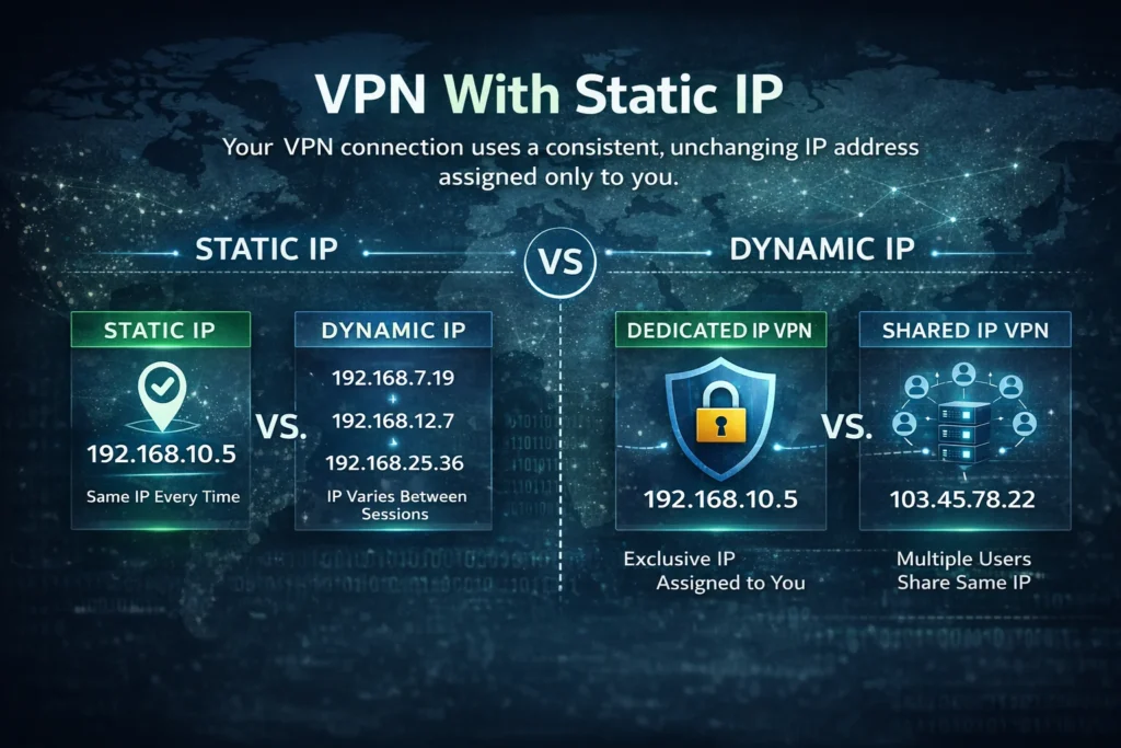 What is a VPN with static IP