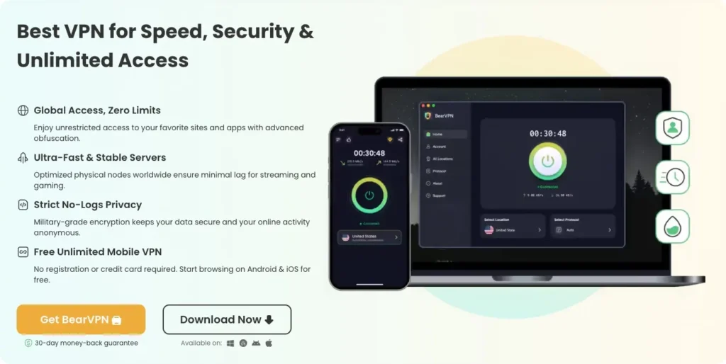 Best Free VPN That Actually Gets Past Sky Go - BearVPN
