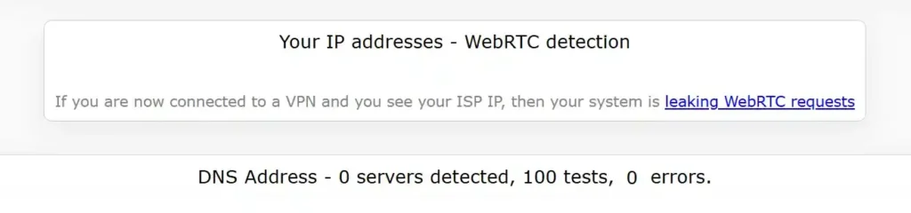 Zero DNS Leaks